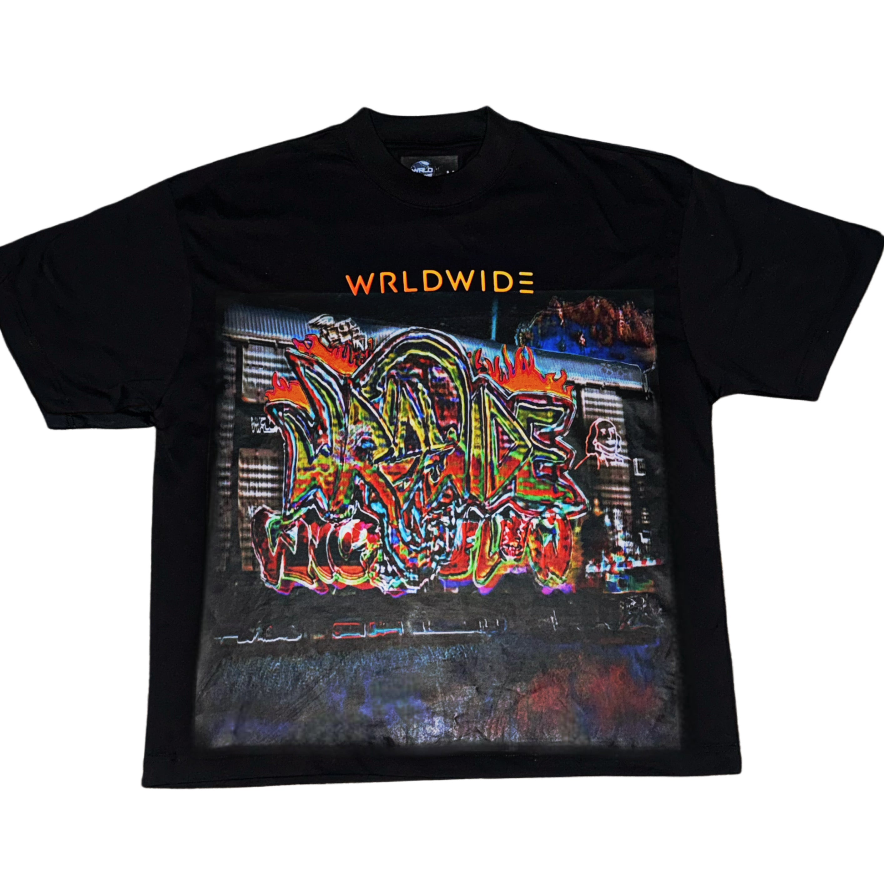 WRLDWIDE “TRAIN GRAFFITI” TEE