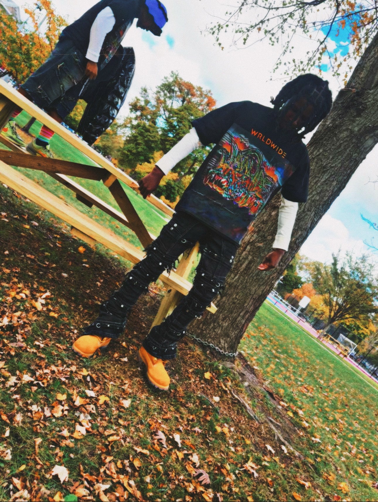 WRLDWIDE “TRAIN GRAFFITI” TEE