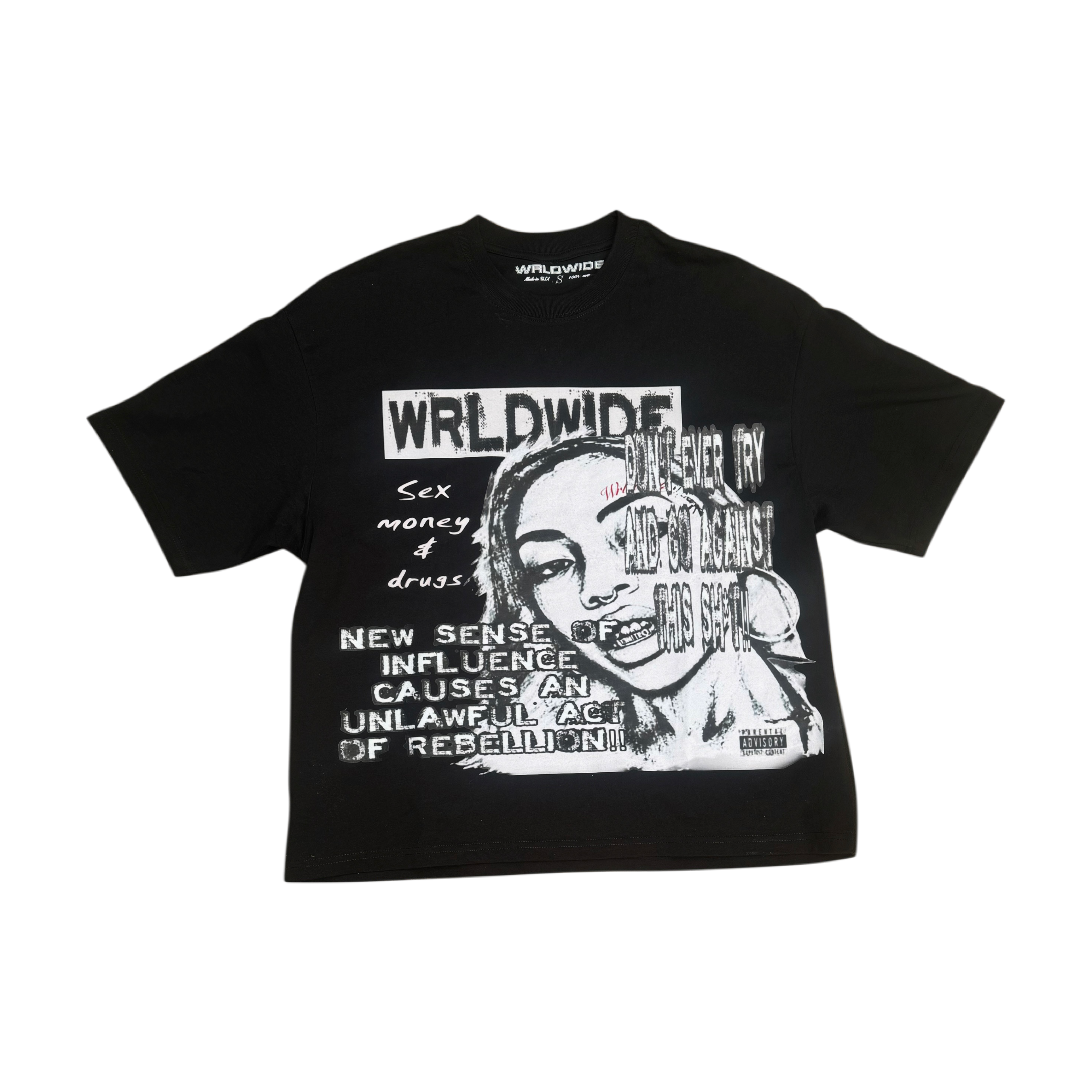 BLACK MAGAZINE TEE