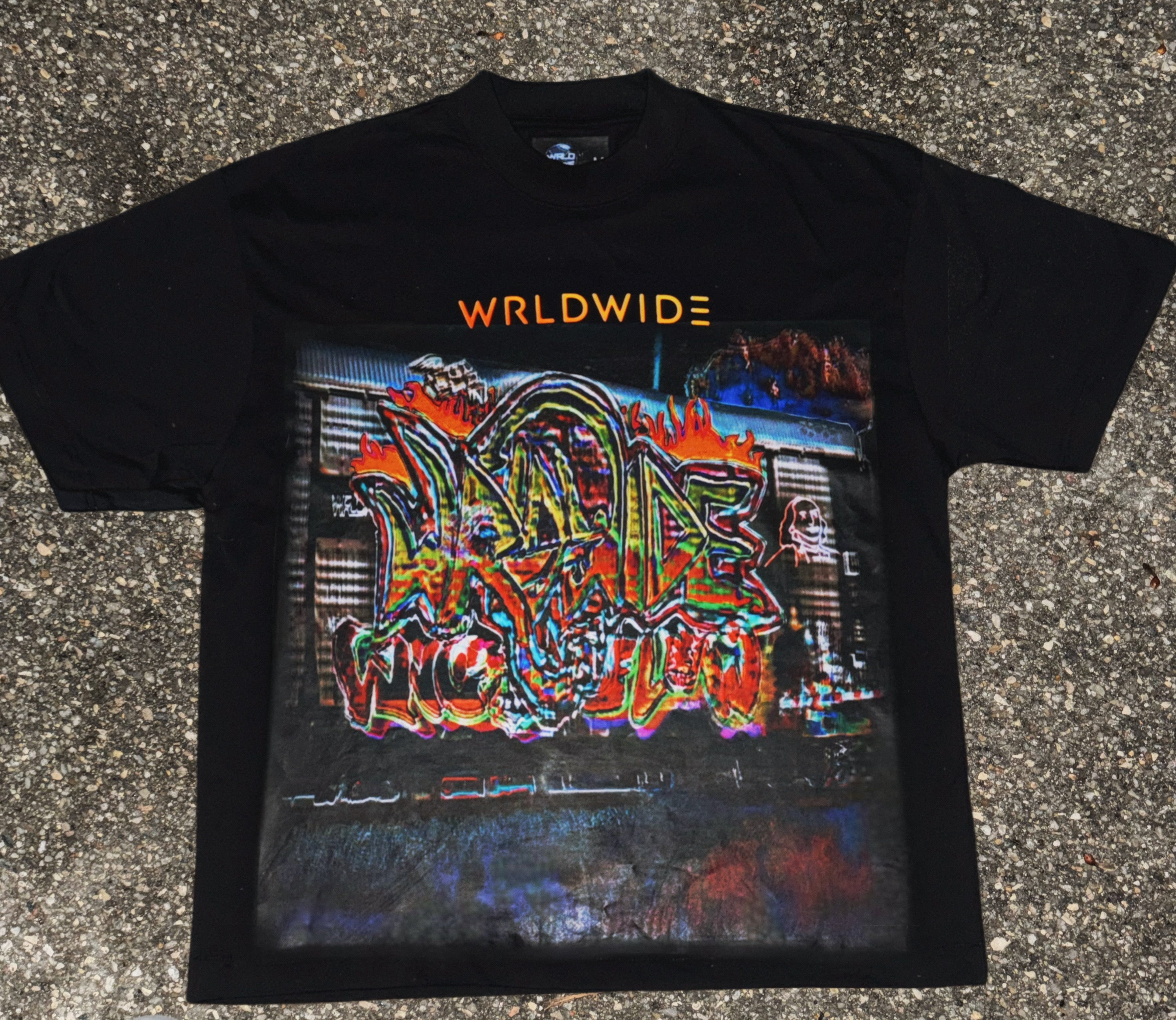 WRLDWIDE “TRAIN GRAFFITI” TEE